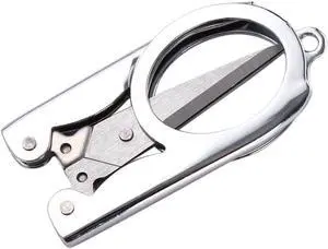 1Pc Silver Folding Scissors Office Supplies Embroidery Foldable Pocket Stainless Steel Mini Fishing 1Pc Silver Folding Scissors Office Supplies Embroidery Foldable Pocket Stainless Steel Mini Fishing