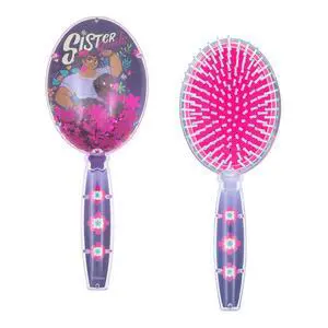 Disney Encanto Hair Brush with Magical Sparkling Stars Confetti HairBrush, Purple - Kids Ages 3+ Disney Encanto Hair Brush with Magical Sparkling Stars Confetti HairBrush, Purple - Kids Ages 3+