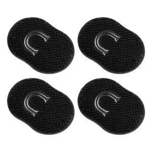 Palm Combs, Massager Hair Brush Comb Palm Combs for Men Beard Brush, Black pocket brush (4 Pcs Finge Palm Combs, Massager Hair Brush Comb Palm Combs for Men Beard Brush, Black pocket brush (4 Pcs Finge