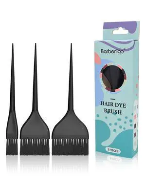 3 Pack Hair Color Brush Set - Professional Hair Dye Brush for Stylist, for Highlighting, Tint and Co 3 Pack Hair Color Brush Set - Professional Hair Dye Brush for Stylist, for Highlighting, Tint and Co
