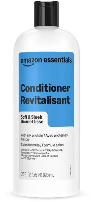 Soft & Sleek Anti-Frizz Conditioner for Dry or Damaged Hair with Argan Oil & Silk Proteins, 28 Fluid Ounce Soft & Sleek Anti-Frizz Conditioner for Dry or Damaged Hair with Argan Oil & Silk Proteins, 28 Fluid Ounce