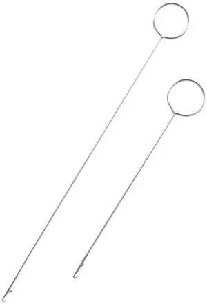 2 PCS Loop Turner Hook with Latch, 10.4" & 7" Stainless Steel Sewing Loop Turner Hook with Latch, Sewing Accessories and Tools, DIY Knitting Accessories, Sewing Concepts 2 PCS Loop Turner Hook with Latch, 10.4" & 7" Stainless Steel Sewing Loop Turner Hook with Latch, Sewing Accessories and Tools, DIY Knitting Accessories, Sewing Concepts