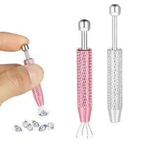 2 Pack Piercing Ball Grabber Tool, Stainless Steel Piercing Removal Tool | Piercing Tool For Changing Jewelry, Piercing Kit for Earring Nose Ring, 4 Prongs Gem Picker Tool, Flat-back Earring Tool 2 Pack Piercing Ball Grabber Tool, Stainless Steel Piercing Removal Tool | Piercing Tool For Changing Jewelry, Piercing Kit for Earring Nose Ring, 4 Prongs Gem Picker Tool, Flat-back Earring Tool