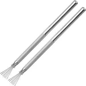 2 PCS Clay Scoring Tools, Stainless Steel Pottery Tool Polymer Clay Tools | Air Dry Clay Tools for Texturing Sculpting 2 PCS Clay Scoring Tools, Stainless Steel Pottery Tool Polymer Clay Tools | Air Dry Clay Tools for Texturing Sculpting