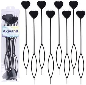 12-Pack Hair Pull Through Tool, Hair Beader for Braids with Beads, Ponytail Maker Styling Loop for Girls 12-Pack Hair Pull Through Tool, Hair Beader for Braids with Beads, Ponytail Maker Styling Loop for Girls