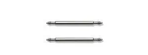 2 Stainless Steel 16mm Spring Bar Watch Band Pins for Attaching Band to Watch 2 Stainless Steel 16mm Spring Bar Watch Band Pins for Attaching Band to Watch