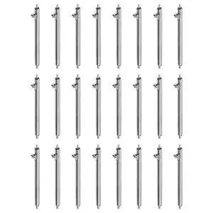 24pcs 22mm Quick Release Spring Bar 1.8mm Diameter Stainless Steel Watch Pins Replacement Band Link Pins Lugs for Watch Band Straps 24pcs 22mm Quick Release Spring Bar 1.8mm Diameter Stainless Steel Watch Pins Replacement Band Link Pins Lugs for Watch Band Straps