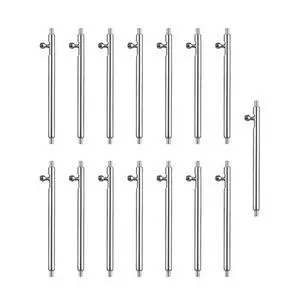 15 Pcs 24mm Quick Release Spring Bars - Stainless Steel Link Watch Pins for 22mm Watch Band pins Replacement 15 Pcs 24mm Quick Release Spring Bars - Stainless Steel Link Watch Pins for 22mm Watch Band pins Replacement