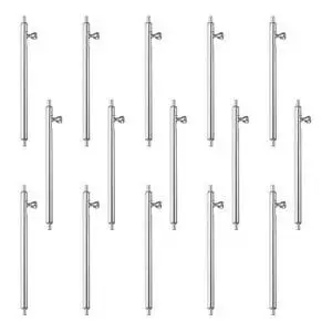 15pcs 23mm Quick Release Spring Bars 1.5mm Dia 304 Stainless Steel Watch Pins Replacement Link Pins Lugs for Quick Release Watch Bands 15pcs 23mm Quick Release Spring Bars 1.5mm Dia 304 Stainless Steel Watch Pins Replacement Link Pins Lugs for Quick Release Watch Bands
