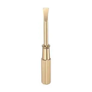 Mini Bracelet Screwdriver 4mm Titanium Steel Slotted Screw Driver with 6mm Width Non-slip Handle for Bracelet Repair Screwdriver Tools, Gold Tone Mini Bracelet Screwdriver 4mm Titanium Steel Slotted Screw Driver with 6mm Width Non-slip Handle for Bracelet Repair Screwdriver Tools, Gold Tone