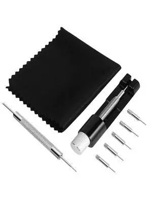 Watch Repair Kit with Watch Back Remover Tool, Includes Screwdriver, Link Removal Tool and Extra Replacement Pins Watch Repair Kit with Watch Back Remover Tool, Includes Screwdriver, Link Removal Tool and Extra Replacement Pins
