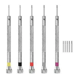 Screwdriver Set, 5PCS for Watch & Battery Screwdriver Set, 5PCS for Watch & Battery