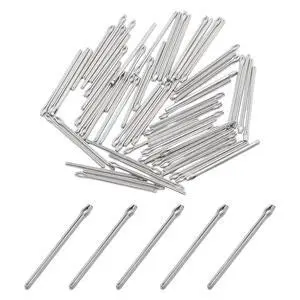 60Pcs 20mm x 0.9mm / 0.787" x 0.035" Silver Stainless Steel Watch Link Pins, Strap Bars Split Pins, Watch Band Link Cotter Pin for Watchband Repair and DIY 60Pcs 20mm x 0.9mm / 0.787" x 0.035" Silver Stainless Steel Watch Link Pins, Strap Bars Split Pins, Watch Band Link Cotter Pin for Watchband Repair and DIY