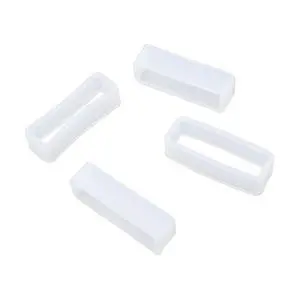 4PCS 22mm Rubber Replacement Watch Band Strap Loops (Clear) 4PCS 22mm Rubber Replacement Watch Band Strap Loops (Clear)
