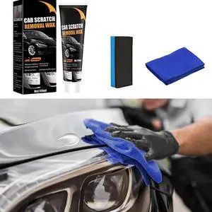 Car Scratch Remover, 2025 New Vehicle Deep Scratch Repair Polishing Wax with Wipe and Sponge, Automotive Paint Restoration Buffing Compound, Universal for SUV RV Truck Car Scratch Remover, 2025 New Vehicle Deep Scratch Repair Polishing Wax with Wipe and Sponge, Automotive Paint Restoration Buffing Compound, Universal for SUV RV Truck