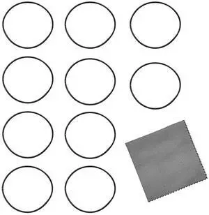 10PCS Watch Gasket O Ring Rubber Seal Wristwatch Back Cover for Watch Repair, 0.5mm Metric Sealing Gasket for Automotive Machine Plumbing 10PCS Watch Gasket O Ring Rubber Seal Wristwatch Back Cover for Watch Repair, 0.5mm Metric Sealing Gasket for Automotive Machine Plumbing