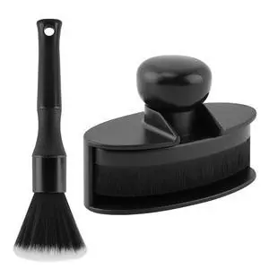 Car Tire Shine Applicator, Automotive Tire Dressing Applicator Brush with Storage Stand for Vehicles Tires Shine Polish Wax and Car Wash, with Cars Interior Cleaning Brush Car Tire Shine Applicator, Automotive Tire Dressing Applicator Brush with Storage Stand for Vehicles Tires Shine Polish Wax and Car Wash, with Cars Interior Cleaning Brush
