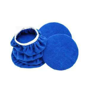 6 PCS 9-10 Inch Car Buffing Pads, Soft Microfiber Polishing Bonnet Buffing Pad Cover for Car Detailing, Waxing and Polishing 6 PCS 9-10 Inch Car Buffing Pads, Soft Microfiber Polishing Bonnet Buffing Pad Cover for Car Detailing, Waxing and Polishing