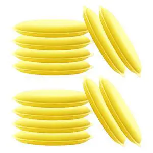 12PCS Car Wax Applicator Pads, Soft Buffing & Detailing Foam Pad | 3.93 Inch Round Sponge Car Fine Polishing Pad, Auto Cleaning Tool for Applying Waxes, Polishes & Dressings 12PCS Car Wax Applicator Pads, Soft Buffing & Detailing Foam Pad | 3.93 Inch Round Sponge Car Fine Polishing Pad, Auto Cleaning Tool for Applying Waxes, Polishes & Dressings