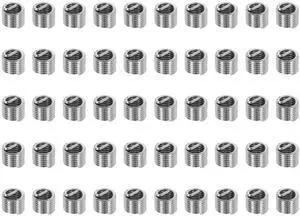 Wire Thread Inserts M6x1 Metric 1.5D 9mm, 50Pcs 304 Stainless Steel Helical Coiled Wire Screw Threaded Sleeve Sheath for Mechanical Equipment Automotive Repairs Wire Thread Inserts M6x1 Metric 1.5D 9mm, 50Pcs 304 Stainless Steel Helical Coiled Wire Screw Threaded Sleeve Sheath for Mechanical Equipment Automotive Repairs