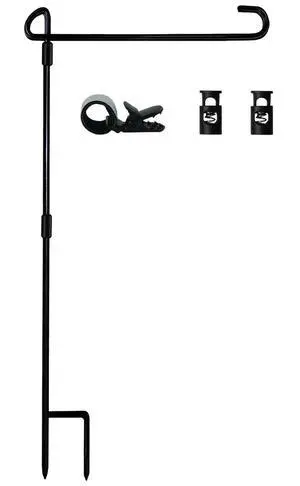 Garden Flag Stand-Holder-Pole with Flag Stopper and Clip Waterproof Powder-Coated Paint for House Flags,Decorative Yard Seasonal Flags Garden Flag Stand-Holder-Pole with Flag Stopper and Clip Waterproof Powder-Coated Paint for House Flags,Decorative Yard Seasonal Flags