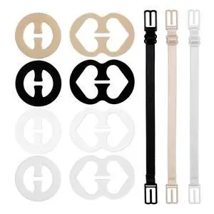 11 Pcs Bra Strap Clips,Racerback Bra Clips, Slipping Anti-Slip Buckles Conceal Tool 11 Pcs Bra Strap Clips,Racerback Bra Clips, Slipping Anti-Slip Buckles Conceal Tool
