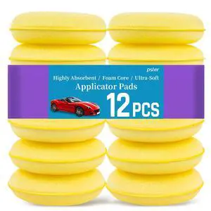 12PCS Foam Applicator Pads - 4 Inch Car Wax Applicator Pad | Soft High-Density Foam Pads for Car Waxing, Polishing, Detailing and Tire Care, Providing Smooth Application Without Scratche 12PCS Foam Applicator Pads - 4 Inch Car Wax Applicator Pad | Soft High-Density Foam Pads for Car Waxing, Polishing, Detailing and Tire Care, Providing Smooth Application Without Scratche