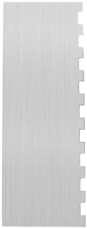 Cake Scraper, Double-Sided Cake Smoother | 1pc, Stainless Steel, with Decorating Comb Edges, Cake Smoothing Tool, for Texturing Buttercream Frosting Cake Scraper, Double-Sided Cake Smoother | 1pc, Stainless Steel, with Decorating Comb Edges, Cake Smoothing Tool, for Texturing Buttercream Frosting