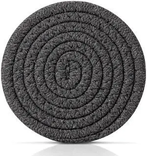 1 Pcs Grey Drink Coasters, 4.3 inch 1 Pcs Grey Drink Coasters, 4.3 inch