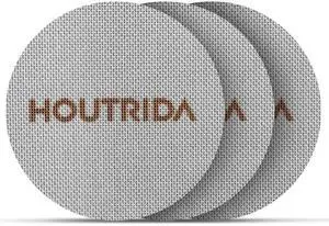 3Pack 53.3mm Puck Screen, Reusable 150m Metal Espresso Puck | 1.7mm Thickness Coffee Puck Screen, 316 Stainless Steel Portafilter Puck for Breville 54mm Portafilter Basket 3Pack 53.3mm Puck Screen, Reusable 150m Metal Espresso Puck | 1.7mm Thickness Coffee Puck Screen, 316 Stainless Steel Portafilter Puck for Breville 54mm Portafilter Basket