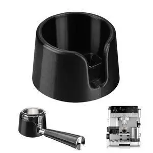 Coffee Tamper Base for Ninja Espresso Machine ES601 Handle,Portafilter Support Stand,Black Silicone Tamper Stand for Ninja Luxe Cafe Accessories,Protect the Filer Coffee Tamper Base for Ninja Espresso Machine ES601 Handle,Portafilter Support Stand,Black Silicone Tamper Stand for Ninja Luxe Cafe Accessories,Protect the Filer