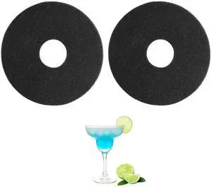 2Pcs Bar Rimmer Sponges Replacement 5.7 Inch Glass Rimmer Sponges Bartender Tool Sponge Bar for Cocktails Margarita Salter Lime Juice Trays Accessories Supplies, Black 2Pcs Bar Rimmer Sponges Replacement 5.7 Inch Glass Rimmer Sponges Bartender Tool Sponge Bar for Cocktails Margarita Salter Lime Juice Trays Accessories Supplies, Black