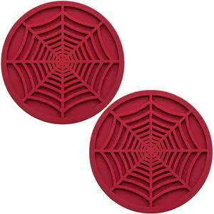 2PCS Car Cup Holder Coasters, 2.75 Inch Universal Non-Slip Insert Water Bottle Holder Pads, Car Interior Accessories Sets (Red) 2PCS Car Cup Holder Coasters, 2.75 Inch Universal Non-Slip Insert Water Bottle Holder Pads, Car Interior Accessories Sets (Red)