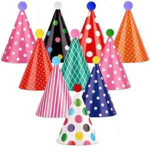 10 PCS Colorful Mini Party Hats for Stuffed Animals Cute Tiny Birthday Party Paper Cone Hats with Pom Poms for Kids Baby Boys Girls Pets Birthday Decorations Supplies 10 PCS Colorful Mini Party Hats for Stuffed Animals Cute Tiny Birthday Party Paper Cone Hats with Pom Poms for Kids Baby Boys Girls Pets Birthday Decorations Supplies