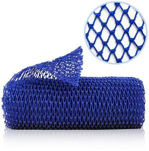 ZOCY African Net Sponge, Authentic Exfoliating Body Scrubber for Bath and Shower, Multiple Textures with Gentle Deep Exfoliating and Rich Lather for All Skins (Blue) ZOCY African Net Sponge, Authentic Exfoliating Body Scrubber for Bath and Shower, Multiple Textures with Gentle Deep Exfoliating and Rich Lather for All Skins (Blue)