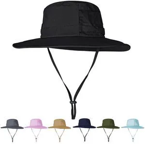 Hat for Men/Women, UPF 50+ Fishing Hat,Waterproof Wide Brim Bucket Hat Foldable Boonie Hat for Hiking Garden Safari Beach Black Hat for Men/Women, UPF 50+ Fishing Hat,Waterproof Wide Brim Bucket Hat Foldable Boonie Hat for Hiking Garden Safari Beach Black