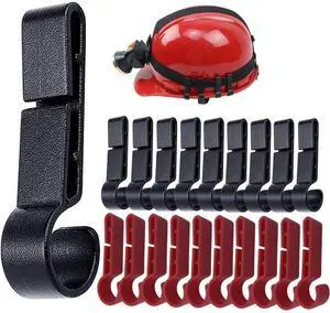 JLBLNHW 20 Pack Helmet Clips for Headlamp, Hardhat Head lamp Accessory, Hard Hat Accessories, Headlamp Hook, Hard Hat Light Clips, Easily Mount Head lamp on Narrow-Edged Helmet JLBLNHW 20 Pack Helmet Clips for Headlamp, Hardhat Head lamp Accessory, Hard Hat Accessories, Headlamp Hook, Hard Hat Light Clips, Easily Mount Head lamp on Narrow-Edged Helmet
