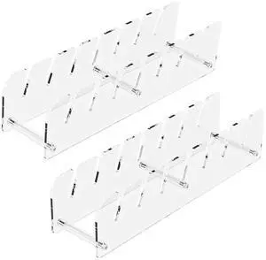 Ausalivan Baseball Hat Organizer Rack,2 Pack Acrylic Baseball Caps Storage Holder for Closet,Retail Hat Display Stand for Vendors Ausalivan Baseball Hat Organizer Rack,2 Pack Acrylic Baseball Caps Storage Holder for Closet,Retail Hat Display Stand for Vendors