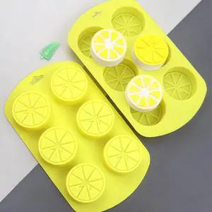 2Pcs Fruit Shaped Silicone Molds, 3D Lemon Fondant Mold Chocolate Candy Biscuit Sugar Baking Mold for Cake Cupcake Dessert Candle Decoration Suitable for Making Chocolates, Jellies,Candy Making 2Pcs Fruit Shaped Silicone Molds, 3D Lemon Fondant Mold Chocolate Candy Biscuit Sugar Baking Mold for Cake Cupcake Dessert Candle Decoration Suitable for Making Chocolates, Jellies,Candy Making