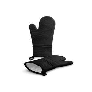 of 2 Food Grade Silicone Oven Mitts of 2 Food Grade Silicone Oven Mitts