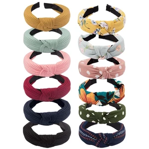 Womens Headbands Boho Headbands for Women 12 Pack Knot Headband Women Knotted Head Band Elastic Turban HeadBands Boho Bandeau Wide Hair Bands Hair Accessories for Washing Face Womens Headbands Boho Headbands for Women 12 Pack Knot Headband Women Knotted Head Band Elastic Turban HeadBands Boho Bandeau Wide Hair Bands Hair Accessories for Washing Face
