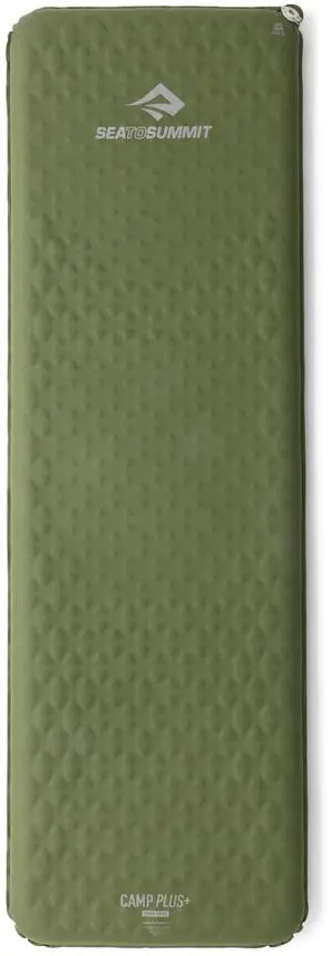 Camp Plus SI Sleeping Mat, Rectangular/Large | Extra-thick 4-season self-inflating foam sleeping mat with a 4.3 R-value insulates comfortably against the coldest ground Camp Plus SI Sleeping Mat, Rectangular/Large | Extra-thick 4-season self-inflating foam sleeping mat with a 4.3 R-value insulates comfortably against the coldest ground