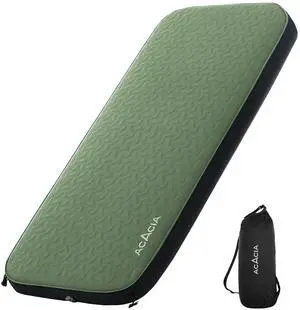 4.3" Thick Self Inflating Sleeping Pad with Foam | Innovative Y-Shaped Telescopic Structure | Ultraportable Camping Mattress | Outdoor Compact Air Mat for Tent Car | Single 4.3" Thick Self Inflating Sleeping Pad with Foam | Innovative Y-Shaped Telescopic Structure | Ultraportable Camping Mattress | Outdoor Compact Air Mat for Tent Car | Single