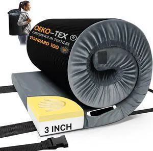 CertiPUR-US Memory Foam Camping Mattress 2 Person, Portable Foam Sleeping Pad for Camping, Roll up Sleeping Mat for Adults Guest Floor Bed for Sleepover, Car, Tent SUV Mattress CertiPUR-US Memory Foam Camping Mattress 2 Person, Portable Foam Sleeping Pad for Camping, Roll up Sleeping Mat for Adults Guest Floor Bed for Sleepover, Car, Tent SUV Mattress