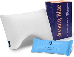 Moon Pillow Queen, Adjustable Shredded Memory Foam | CertiPUR-US Certified · Luxury Cover · Neutral Alignment for Back Side Combo Sleepers · Adjustable Loft Fill Moon Pillow Queen, Adjustable Shredded Memory Foam | CertiPUR-US Certified · Luxury Cover · Neutral Alignment for Back Side Combo Sleepers · Adjustable Loft Fill