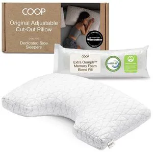 Original Cut-Out Adjustable Pillow, King Size Bed Pillows for Neck & Head Support, Memory Foam Pillows - Medium Firm for Side Sleeper, CertiPUR-US/GREENGUARD Gold Original Cut-Out Adjustable Pillow, King Size Bed Pillows for Neck & Head Support, Memory Foam Pillows - Medium Firm for Side Sleeper, CertiPUR-US/GREENGUARD Gold