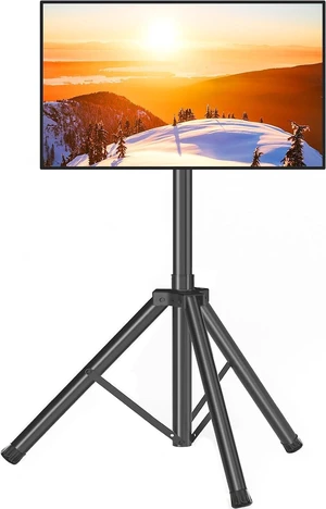 Height Adjustable Tripod TV Stand for 2375 Inch Flat and Curved TVs with ±15 Degree Tilt Tilting Floor TV Holder Supports Up to 100 LBS Max VESA 600x400 Portable Indoor Outdoor TV Stand Height Adjustable Tripod TV Stand for 2375 Inch Flat and Curved TVs with ±15 Degree Tilt Tilting Floor TV Holder Supports Up to 100 LBS Max VESA 600x400 Portable Indoor Outdoor TV Stand