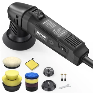 Mini Buffer Polisher,2"/3"-8mm Random Orbital polisher,Lightweight Professional Small Polisher for Car Detailing(Black) Mini Buffer Polisher,2"/3"-8mm Random Orbital polisher,Lightweight Professional Small Polisher for Car Detailing(Black)
