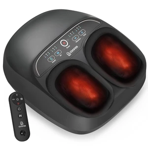 Shiatsu Foot Massager with Heat,FSA Eligible,Upgrade Pause Function | Kneading, Vibration, Compression for Plantar Fasciitis Neuropathy, Remote Control, Up to Size 13, Gift for Men women Shiatsu Foot Massager with Heat,FSA Eligible,Upgrade Pause Function | Kneading, Vibration, Compression for Plantar Fasciitis Neuropathy, Remote Control, Up to Size 13, Gift for Men women
