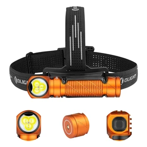 Perun 3 Headlamp Rechargeable, Red Light, Waterproof, Orange | 3000 Lumens, 160M Beam Distance, 2-in-1 Head lamp Flashlight, IP68, Magnetic Tailcap, Long Runtime for Camping, Hiking, Work Perun 3 Headlamp Rechargeable, Red Light, Waterproof, Orange | 3000 Lumens, 160M Beam Distance, 2-in-1 Head lamp Flashlight, IP68, Magnetic Tailcap, Long Runtime for Camping, Hiking, Work